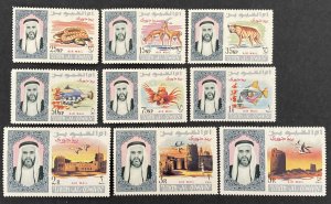 Umm Al Quwain 1965 #c1-9, Sheik Al Mulla & Gazelles, MNH, CV $13.85