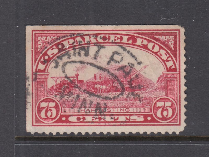US #Q11 75c Parcel Post Issue (USED) cv $35.00