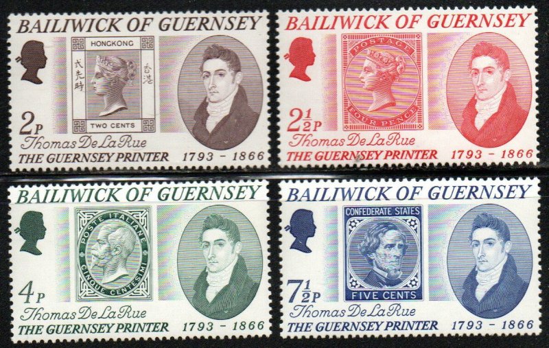 Guernsey Sc #56-59 MNH