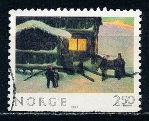Norway #832 Single Used