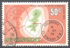 St Vincent ~ #561 ~ Colonarie Cancel ~ Used