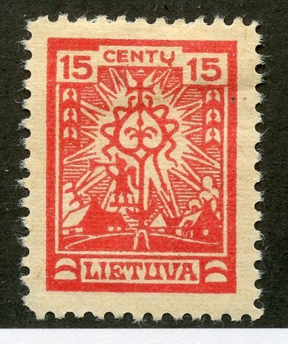 Lithuania, Scott #191, Unused, Hinged