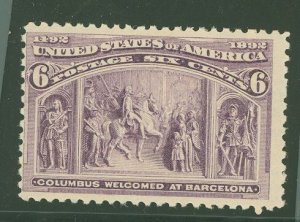 United States #235 Mint (NH) Single