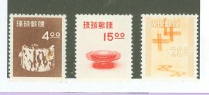 Ryukyu Islands #31-33 Mint (NH) Single (Complete Set)