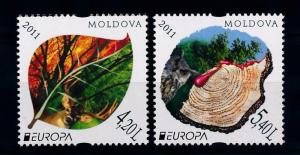 [39446] Moldova 2011 Animals Forest Deer Owl CEPT MNH