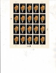 Ronald Reagan 37c US Postage Sheet #3897 VF MNH