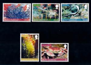 [40607] Montserrat 2010 Marine Life Lobster Anemone Crab MNH