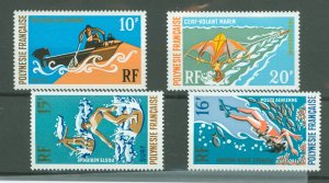 French Polynesia #C71-C73/263 Mint (NH) Single (Complete Set) (Sports)