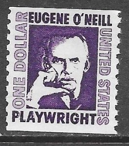 USA 1305Cv: $1 Eugene O'Niell, dull gum, MNH, F-VF