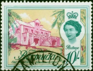 Bermuda 1962 10s Old Post Office SG178 Fine Used (4)