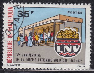 Burkina Faso 281 National Lottery Office 1972