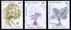 French Polynesia 1987 Scott #465-467 Mint Never Hinged