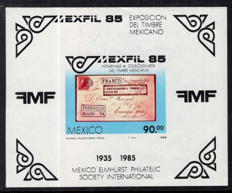 Mexico 1385 Souvenir Sheet MNH VF