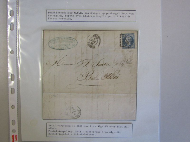 ALGERIA 1861 Entire letter attractively displayed and written - 70737