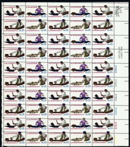 1720a, MNH 13¢ Large Misperf Freaky Error Sheet of 50 Stamps RARE - Stuart Katz