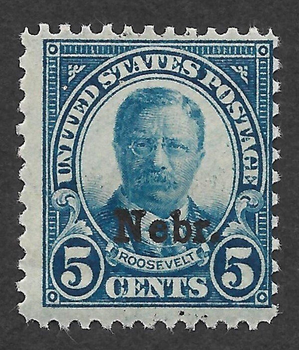 Doyle's_Stamps:1929 MH F/VF Nebraska Overprint, Scott #674*