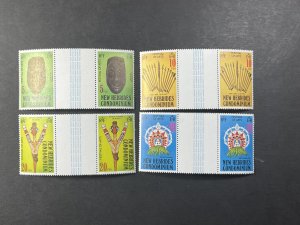 NEW HEBRIDES (BRITISH) # 268-271-MINT/NH--COMPLETE SET OF GUTTER PAIRS--1979