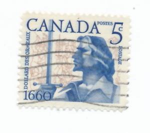 Canada 1960 - Scott 390 used - Battle of the Long Sault