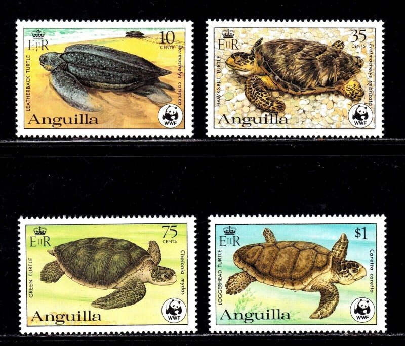 Anguilla       537 - 540     MH OG  Set       CV $56.75