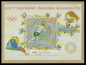 1971 Yemen YAR 1388/B164b 1972 Olympic Games in Munchen 18,00 €