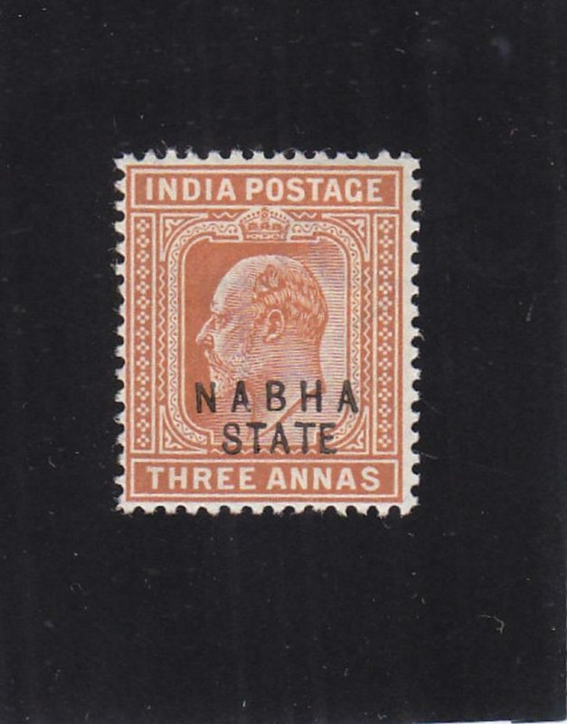 India: Nabha State: Sc #09, MH (36809)