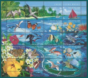 Cocos 1999 Wildlife, Sheetlet MNH #331,SG364a