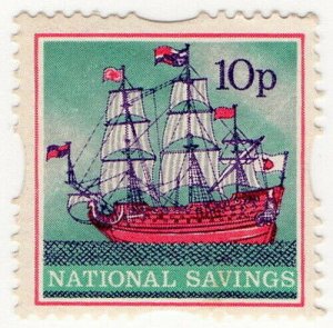 (I.B) Cinderella Collection : National Savings - Galleon 10p 