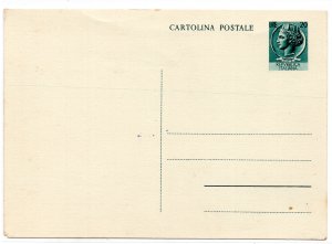 CP Lire 20 Siracusana short text with dotted vertical line