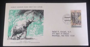 EL)1976 CZECHOSLOVAKIA, WORLD WILDLIFE FUND, WWF, DVUR KRALOVE NATURE PARK, AFRI