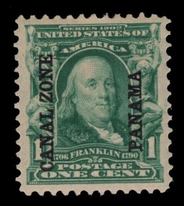 MOMEN: US STAMPS CANAL ZONE #4 MINT OG H XF LOT #85198*