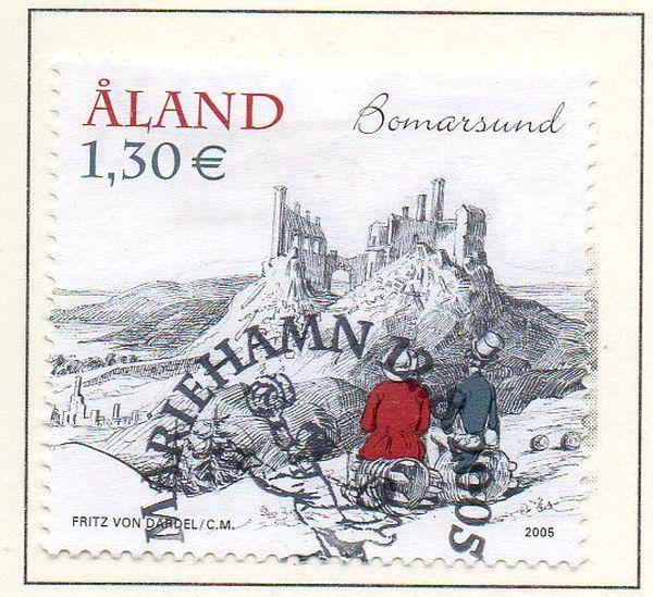 Aland Finland Sc  237 2005 Bardel Painting stamp used