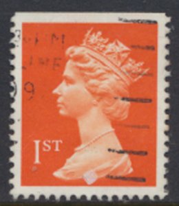 GB Machin 1st  SG 1512 SC#  MH186 FU  Top imperf see scan details  