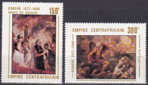 Central African REpublic #319, 321 MNH CV $5.00 (SU7743)