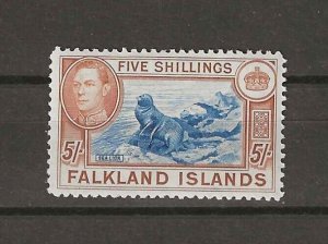 FALKLAND ISLANDS 1938/50 SG 161c MNH Cat £130