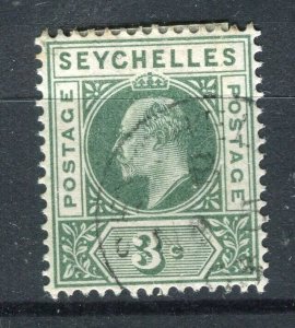 SEYCHELLES; 1903 early Ed VII issue fine used 3c. value