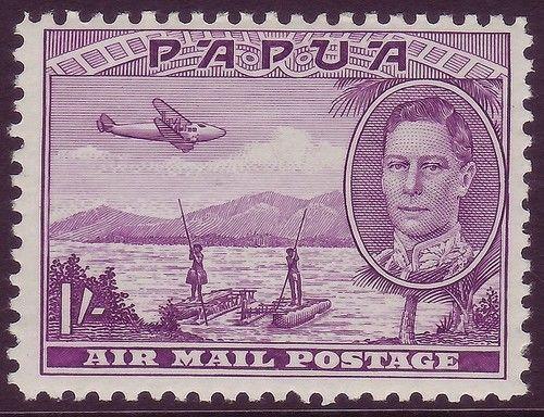 AUSTRALIA - Papua SG167, 1s mauve, NH MINT. Cat £10.