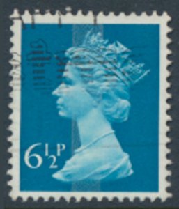 GB  Machin 6½p SG X872 1 band  Used SC# MH60  see scans & details