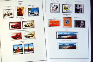 COLOR PRINTED GERMANY 2011-2020 STAMP ALBUM PAGES (89 illustrated pages)