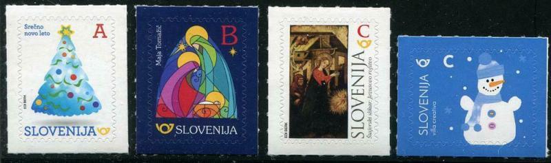 HERRICKSTAMP NEW ISSUES SLOVENIA Christmas 2017 & New Years 2018