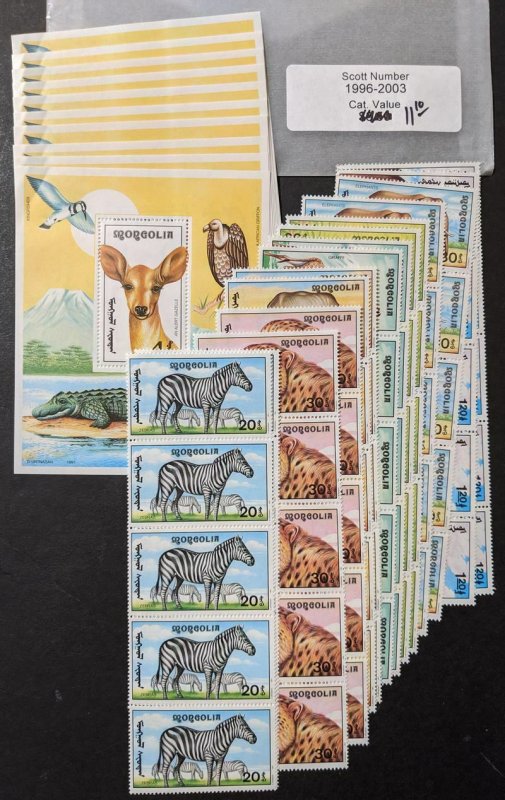 EDW1949SELL : MONGOLIA Incredible collection of VF MNH CPLT SETS & S/S Cat $3115