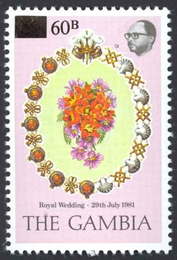 Gambia Sc# 439 MNH 1982 Charles & Diana Royal Wedding