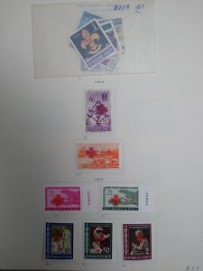 collection on pages Haiti semipostals QJ: CV $27