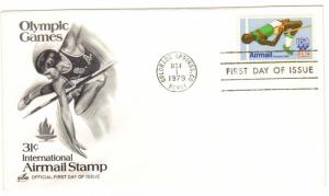 US #C97 31c Olympic High Jump FDC Artcraft ECV $3.00