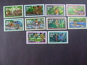 NIUE # 179-188-USED-CTO------COMPLETE SET-------QEII------1976