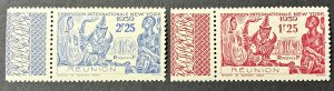 Reunion 1939 #174-5, N.Y. Worlds Fair, Unused/MH.