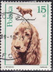 Poland 2901 Dogs Cocker Spaniel 1989