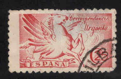 SPAIN Scott E20 Used  Pegasus stamp