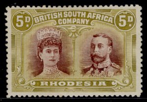 RHODESIA GV SG141, 5d purple-brown & olive-green, M MINT. Cat £65.