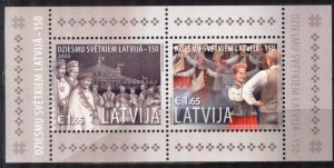 Latvia 2023 Folklore Music Dance Song Festival - 150 S/S MNH