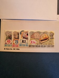 Stamps British Indian Ocean Territory Scott #59-62 never hinged